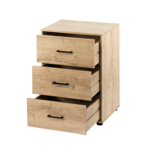 Tủ ngăn kéo  3 ngăn màu xám