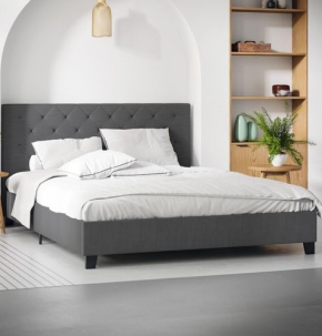 Khung giường đôi màu xám Casper