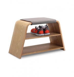 Kệ giày  đệm vải xám