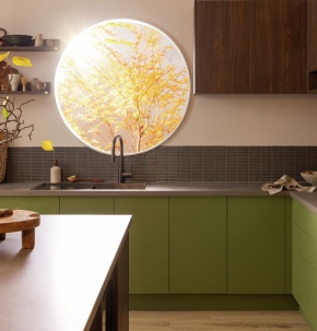 Kệ bếp chữ L nối dài 