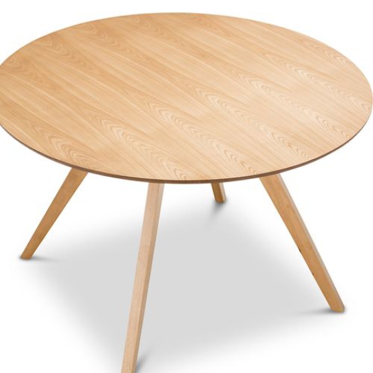 Bộ bàn Khách tròn gỗ sồi