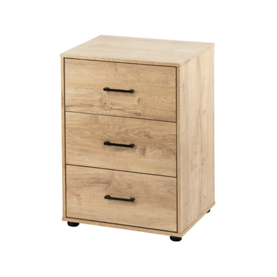 Tủ ngăn kéo  3 ngăn màu xám