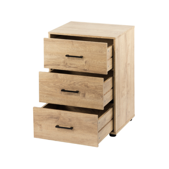 Tủ ngăn kéo  3 ngăn màu xám