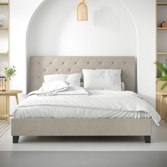 Khung giường đôi màu be Casper 