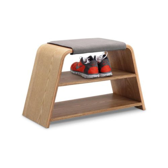 Kệ giày  đệm vải xám