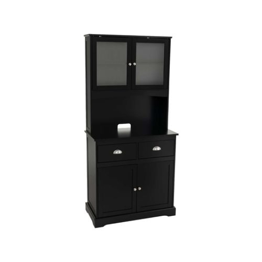 Tủ bếp Buffet, màu đen