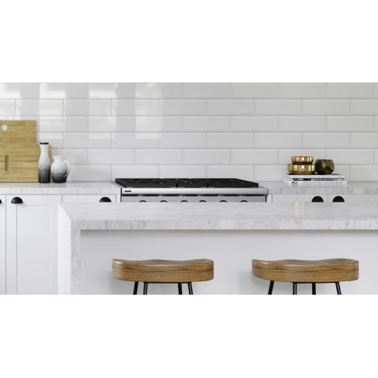 Kệ bếp phong cách Hamptons 