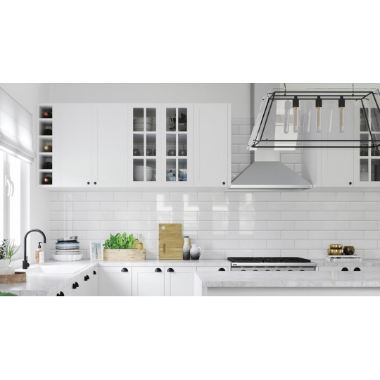 Kệ bếp phong cách Hamptons 