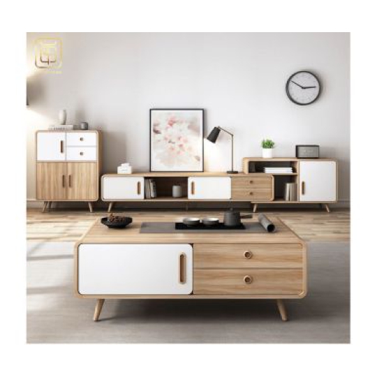 KỆ TIVI GỖ CÔNG NGHIỆP